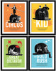 Set of 10 - Charlie Chaplin Movie Posters Set - Framed Poster Paper (12 x 17 inches) each