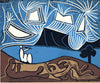 Pablo Picasso - Bacchanal With Pair Of Lovers (Linocut) - Life Size Posters