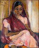 Bahora Girl - Irma Stern - Portrait Painting - Canvas Prints