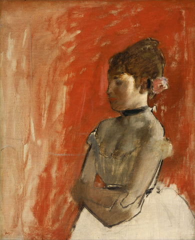 Ballet Dancer with Arms Crossed - Framed Prints by Edgar Degas