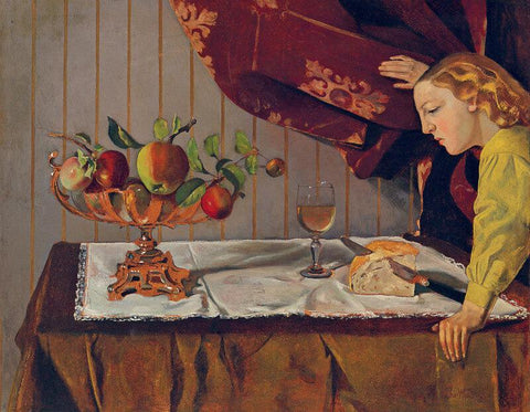 Still Life With A Figure - Posters by Balthus
