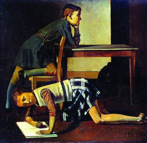 The Blanchard Children - Large Art Prints by Balthus