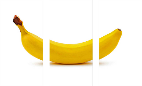 Banana Triptych - Art Panels by James Britto