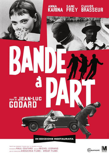 Artwork of Band Of Outsiders (Bande A Part) - Jean-Luc Godard - French New Wave Cinema Poster by Tallenge Store