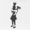 Bomb Hugger (Black and White) – Banksy – Pop Art Painting - Framed Prints