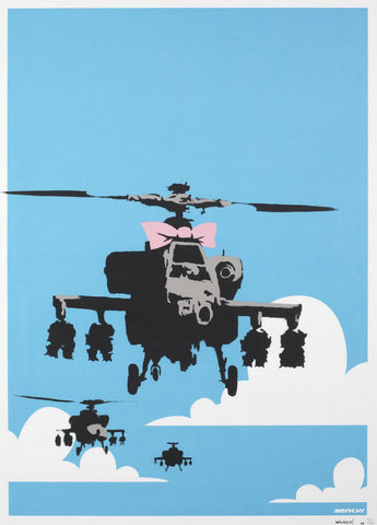 Happy Choppers – Banksy – Pop Art Painting by Banksy