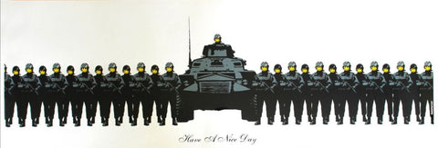 Have A Nice Day – Banksy – Pop Art Painting - Life Size Posters