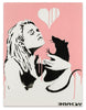 Girl Cuddling Rat – Banksy – Pop Art Painting - Posters