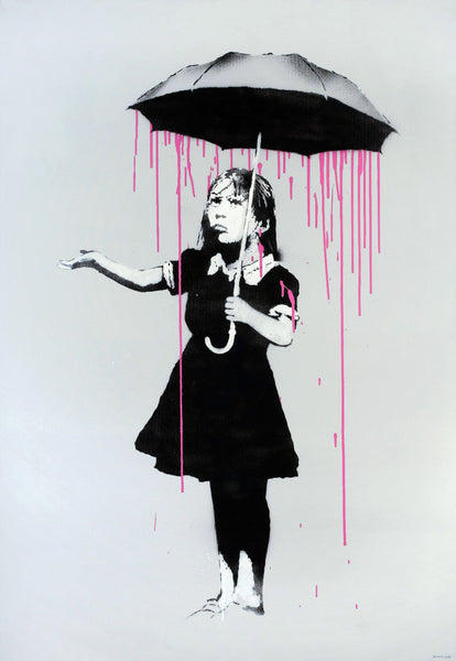 Nola (Pink) – Banksy – Pop Art Painting - Posters