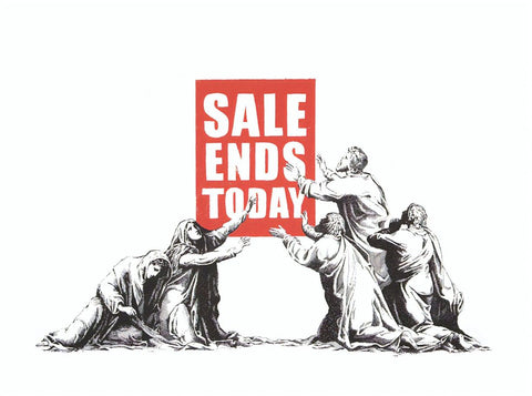 Sale Ends – Banksy – Pop Art Painting by Banksy