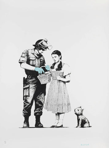 Stop and Search – Banksy – Pop Art Painting by Banksy
