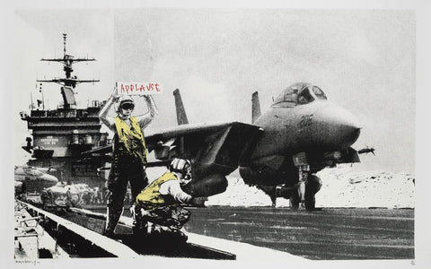 Applause (Aircraft Carrier) - Banksy - Large Art Prints