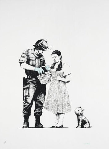 Banksy - Stop And Search - Large Art Prints by Banksy