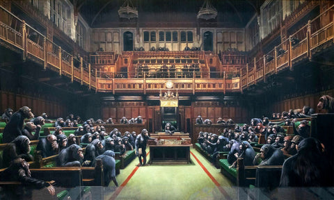 Bansky - Devolved Parliament by Banksy