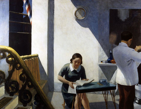 Barber Shop - Edward Hopper by Edward Hopper