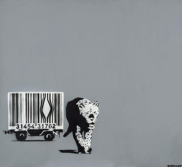 Barcode IXXI - Banksy - Framed Prints