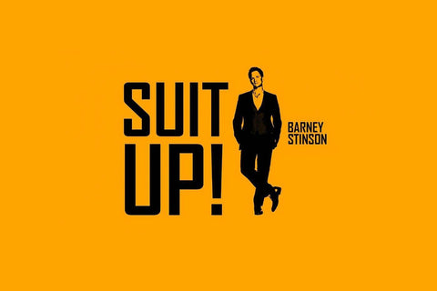 Barney Stinson - Suit Up - How I Met Your Mother - TV Show Poster - Framed Prints by Vendy