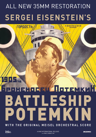 Battleship Potemkin – Aleksandr Antonov – Hollywood Classic English Movie Poster by Classics