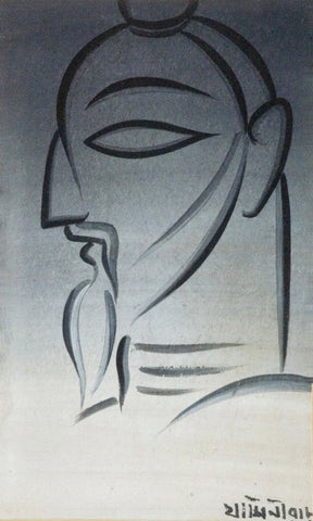 Baul Singer - Jamini Roy - Bengal Art Painting by Jamini Roy
