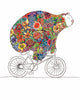 Bear Biking - Canvas Prints