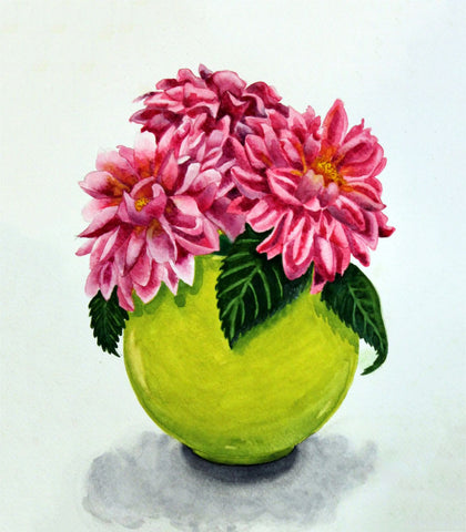 Beautiful Flowers in a Vase by Michael Pierre
