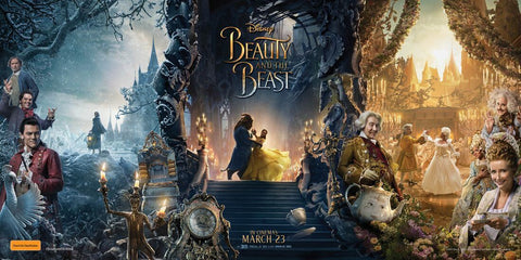 Beauty And The Beast - Live Action - Hollywood English Movie Poster - Canvas Prints by Hollywood Movie