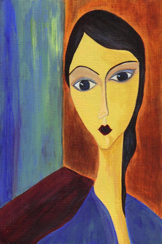 Beauty of a Lady - Canvas Prints by Haidar Babo