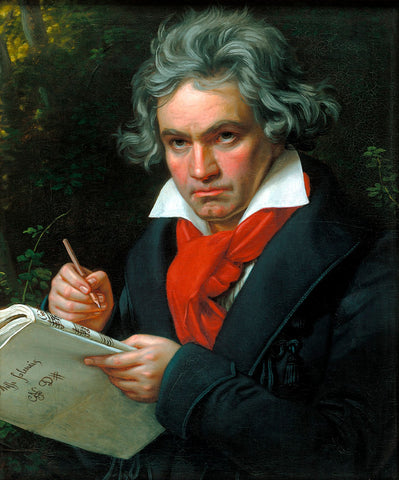 Ludwig van Beethoven - Canvas Prints by Tommy