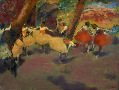 Before The Performance by Edgar Degas