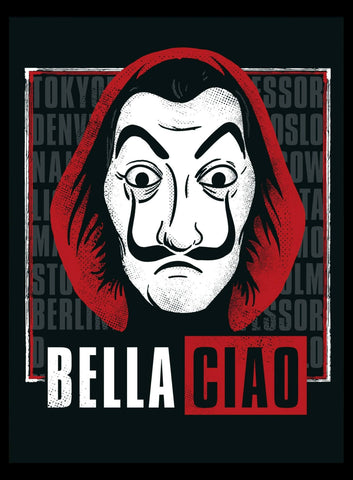 Bella Ciao - Money Heist - Netflix TV Show Poster Fan Art by Tallenge Store