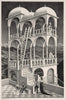 Belvedere - M C Escher - Canvas Prints