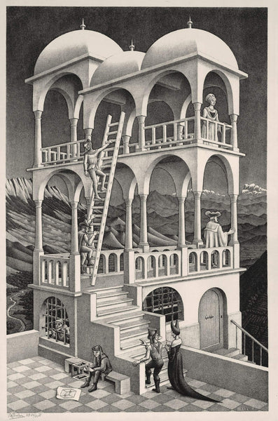 Belvedere - M C Escher - Large Art Prints