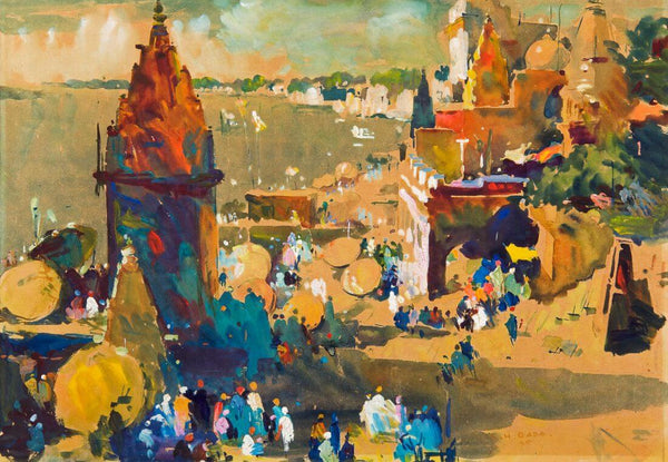 Benares - Sayed Haider Raza - Large Art Prints