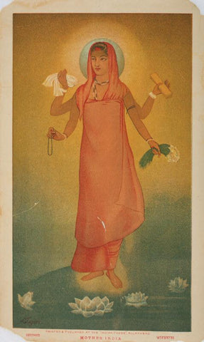 Bharat Mata Version II - Posters by Abanindranath Tagore