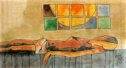 Bheeshma Pitamah - M F Husain - Mahabharat Series Painting - Art Prints