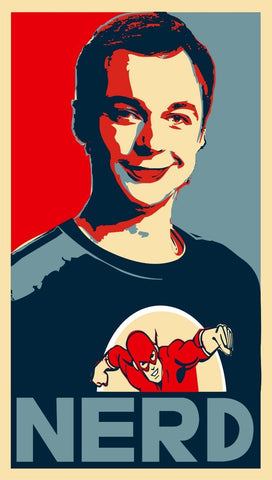 Big Bang Theory - Nerd Sheldon - Art Prints