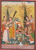 Bilawal Ragini - Ca. 1670- Vintage Indian Miniature Art Painting - Framed Prints