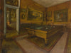 Billiard Room At Ménil-Hubert - Canvas Prints