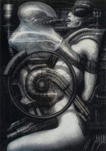 Biomechanoid - H R Giger - Sci Fi Poster - Framed Prints