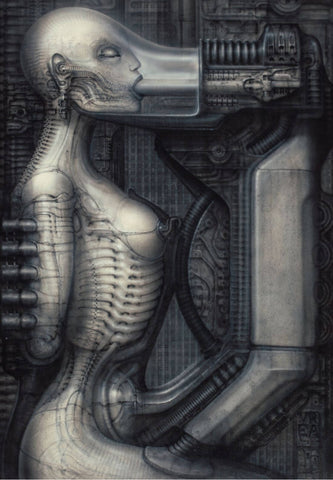 Biomechanoid II - H R Giger - Sci Fi Poster by H R Giger Artworks