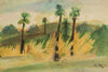 Birbhum Landscape - Benode Behari Mukherjee - Bengal School Indian Art Painting - Framed Prints