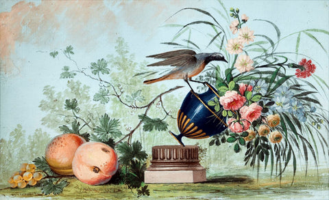Bird Spilling a Vase - Canvas Prints