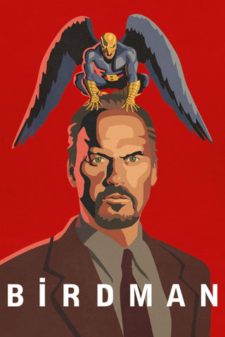 Birdman or (The Unexpected Virtue of Ignorance) - Hollywood Movie Graphic Poster - Life Size Posters by Ryan