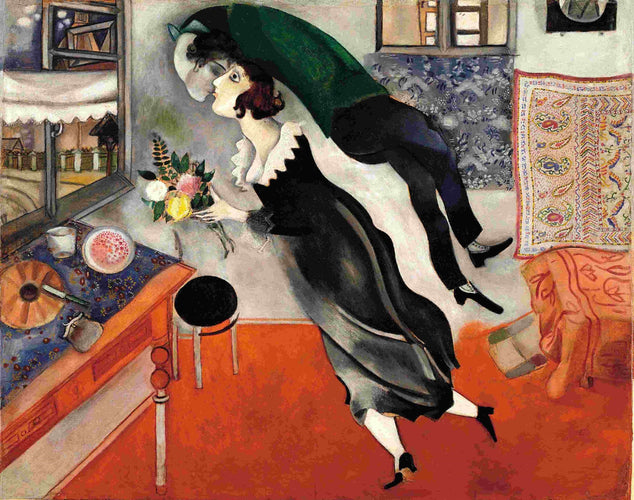 Artwork of Birthday by Marc Chagall