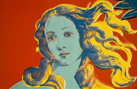 Birth of Venus (Details Of Renaissance Paintings Series, Sandro Botticelli) - Andy Warhol - Pop Art Print - Framed Prints