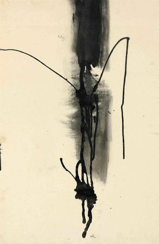 Black Abstract - Canvas Prints by Vasudeo S Gaitonde