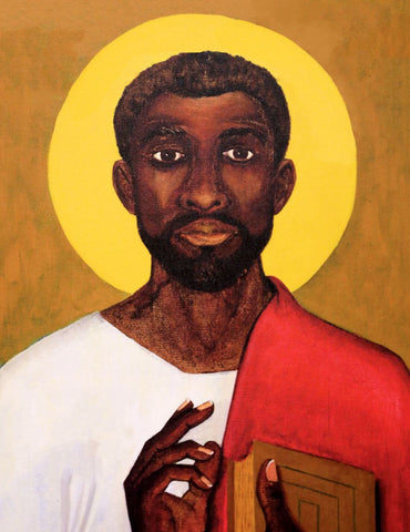 Black Jesus Christ - Sermon Mercy - Christian Art Painting by El Greco