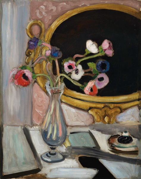 Black Mirror Anemones (Anémones au miroir noir) – Henri Matisse Painting - Posters