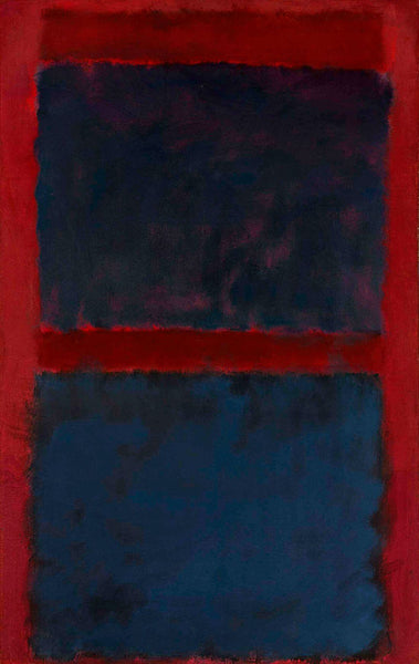 Black on Maroon - Mark Rothko - Color Field Painting - Framed Prints