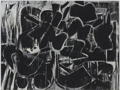 Black Painting by Willem de Kooning